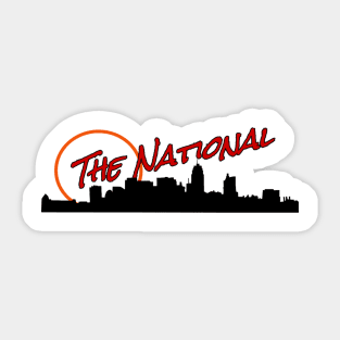 The National, Band from New York, Music Sticker